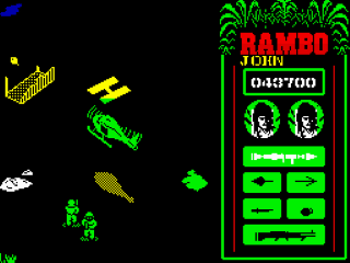 Rambo First Blood Part II screenshot 3 for ZX Spectrum